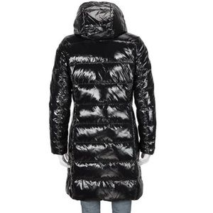 Michael Kors Ladies Black Quilted Nylon Puffer Coat, Brand Size S